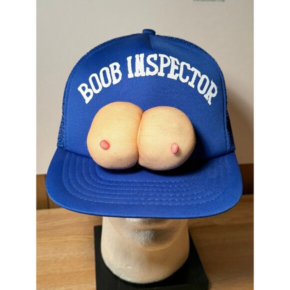 Vintage “Inspector” Novelty Funny Trucker Hat Snapback Mesh - Picture 1 of 9